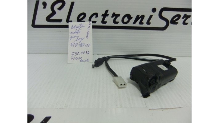 Silent Witness 550.0092 12 VDc to 7.2 VDC adaptor for Sony camcorder .